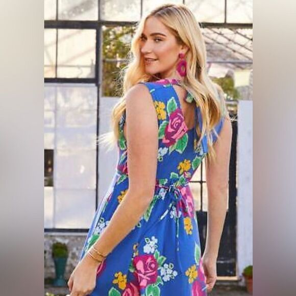 Matilda Jane Size XS sleeveless floral maxi dress. - Picture 4 of 12